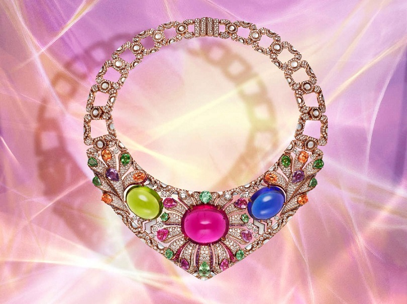 Polychromatic Bloom Necklace by Bvlgari

