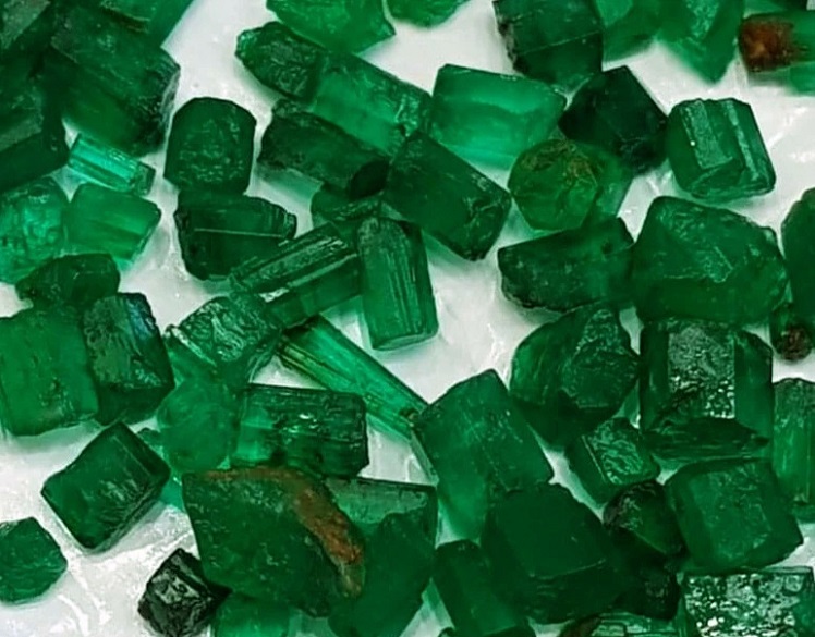 Rough Emeralds